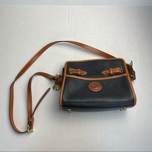 Vintage Dooney Bourke Zip Top Buckle Shoulder Bag